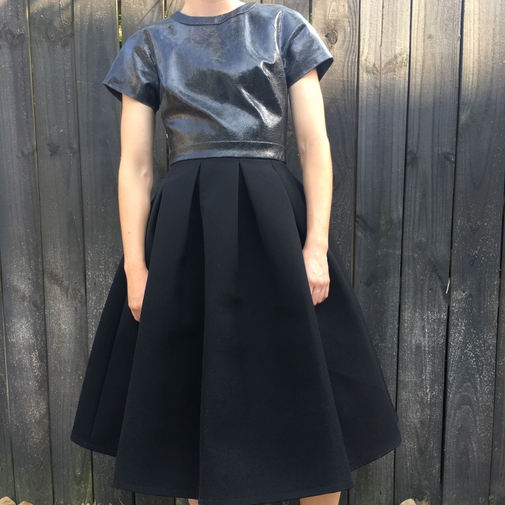 ASOS Structured Black Dress